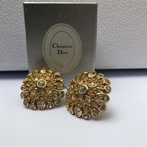 christian dior cd earrings|authentic christian dior earrings.